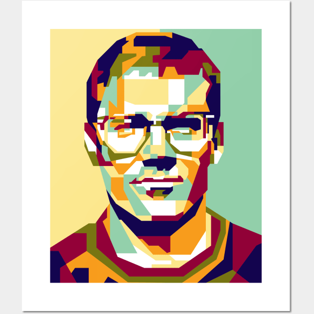 Abstract Milo Aukerman in WPAP Wall Art by smd90